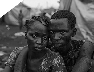 Smiling faces from a community project